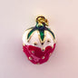 LYVANLICute Strawberry Charm Pendant – Hand‑Painted Enamel DIY Accessory for Bracelets, Necklaces & Earrings – Jewelry Making Supplies
