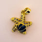 LYVANLIDIY Ocean Series Starfish & Pentagram Charms – Electroplated Copper Necklace Pendants for Women, Jewelry Making Supplies