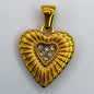 LYVANLI18K Gold Plated Stainless Steel Laser‑Cut Heart Pendant – Durable Heart Charm for Necklaces, Bracelets, and DIY Jewelry Making