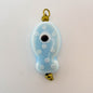 LYVANLIHand-painted ceramic fish pendants with colorful polka dots are ideal for DIY necklaces, earrings, and jewelry accessories.