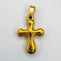LYVANLIStainless Steel Cross Pendant Necklace Charm – Fashion Titanium Steel Non-Fading DIY Jewelry Accessory