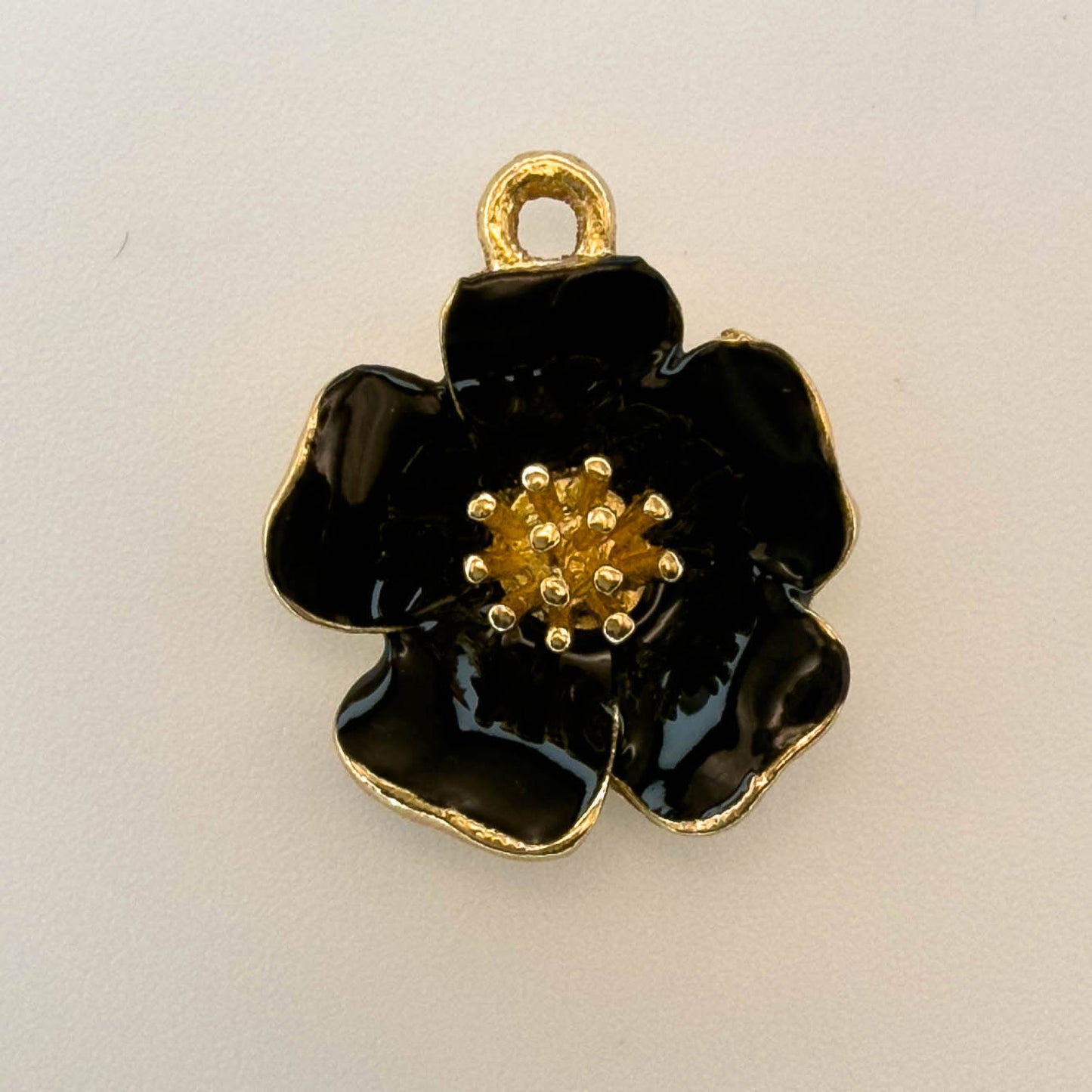 LYVANLIKorean version of DIY jewelry accessories, dripping alloy accessories, small pendants, bracelets, pendants, accessories, hibiscus flowers.