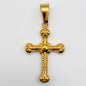LYVANLIStainless Steel Cross Pendant Necklace Charm – Fashion Titanium Steel Non-Fading DIY Jewelry Accessory