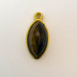 LYVANLI18K Gold Color Stainless Steel Charms Evil Eye Water Drop Sun Cross Natural Stone Tiger Eye Pendant for Jewelry Making