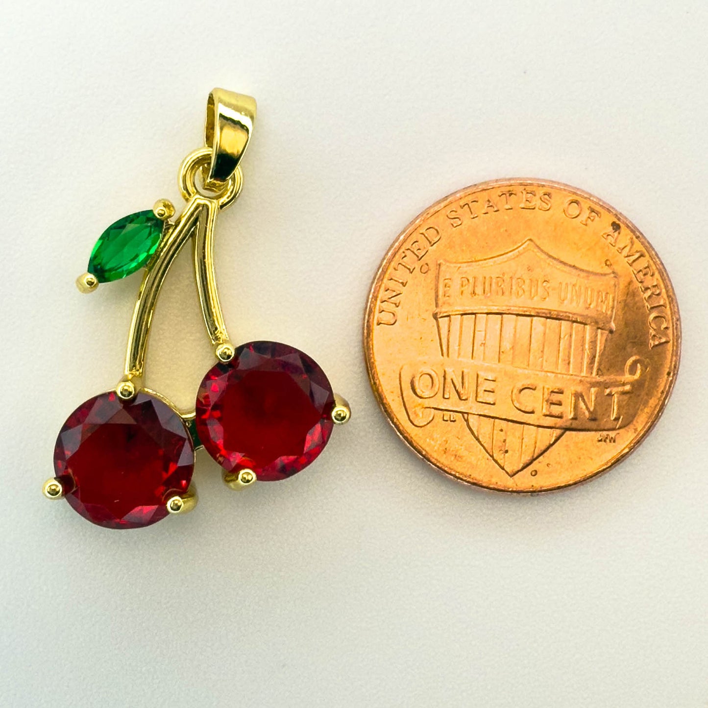 LYVANLICute Cherry Necklace Pendant – Versatile DIY Jewelry Accessory for Earrings or Necklaces – Fashion Trendy Gift