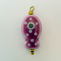 LYVANLIHand-painted ceramic fish pendants with colorful polka dots are ideal for DIY necklaces, earrings, and jewelry accessories.