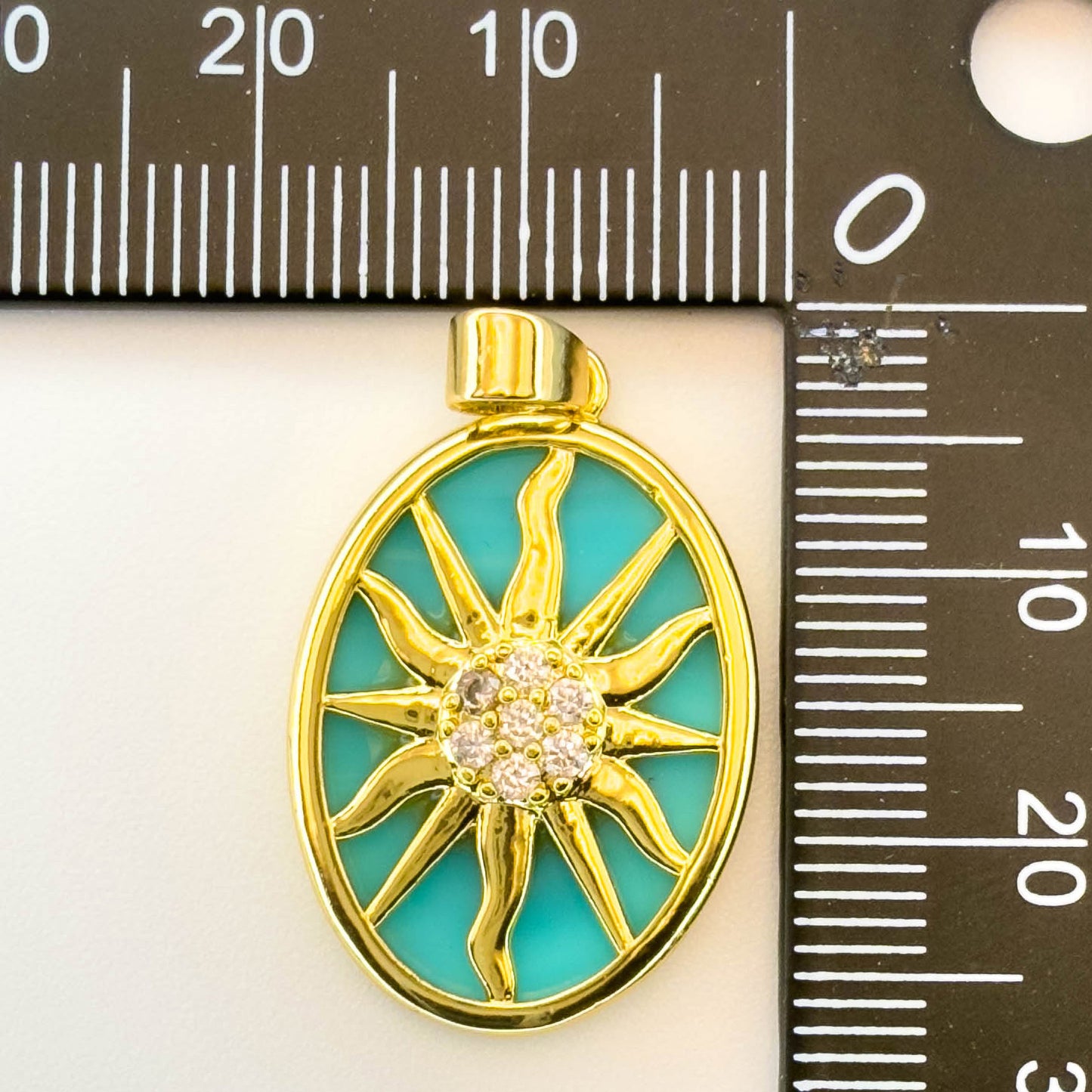 LYVANLI18K Gold Plated Copper Pendant with Zirconia – Original Eight‑Pointed Star Necklace Charm for Women, Unique Jewelry Accessory