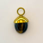 LYVANLI18K Gold Color Stainless Steel Charms Evil Eye Water Drop Sun Cross Natural Stone Tiger Eye Pendant for Jewelry Making