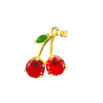 LYVANLICute Cherry Necklace Pendant – Versatile DIY Jewelry Accessory for Earrings or Necklaces – Fashion Trendy Gift