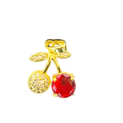 LYVANLICute Cherry Necklace Pendant – Versatile DIY Jewelry Accessory for Earrings or Necklaces – Fashion Trendy Gift