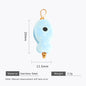 Hand-painted ceramic fish pendants with colorful polka dots are ideal for DIY necklaces, earrings, and jewelry accessories.