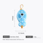 Hand-painted ceramic fish pendants with colorful polka dots are ideal for DIY necklaces, earrings, and jewelry accessories.