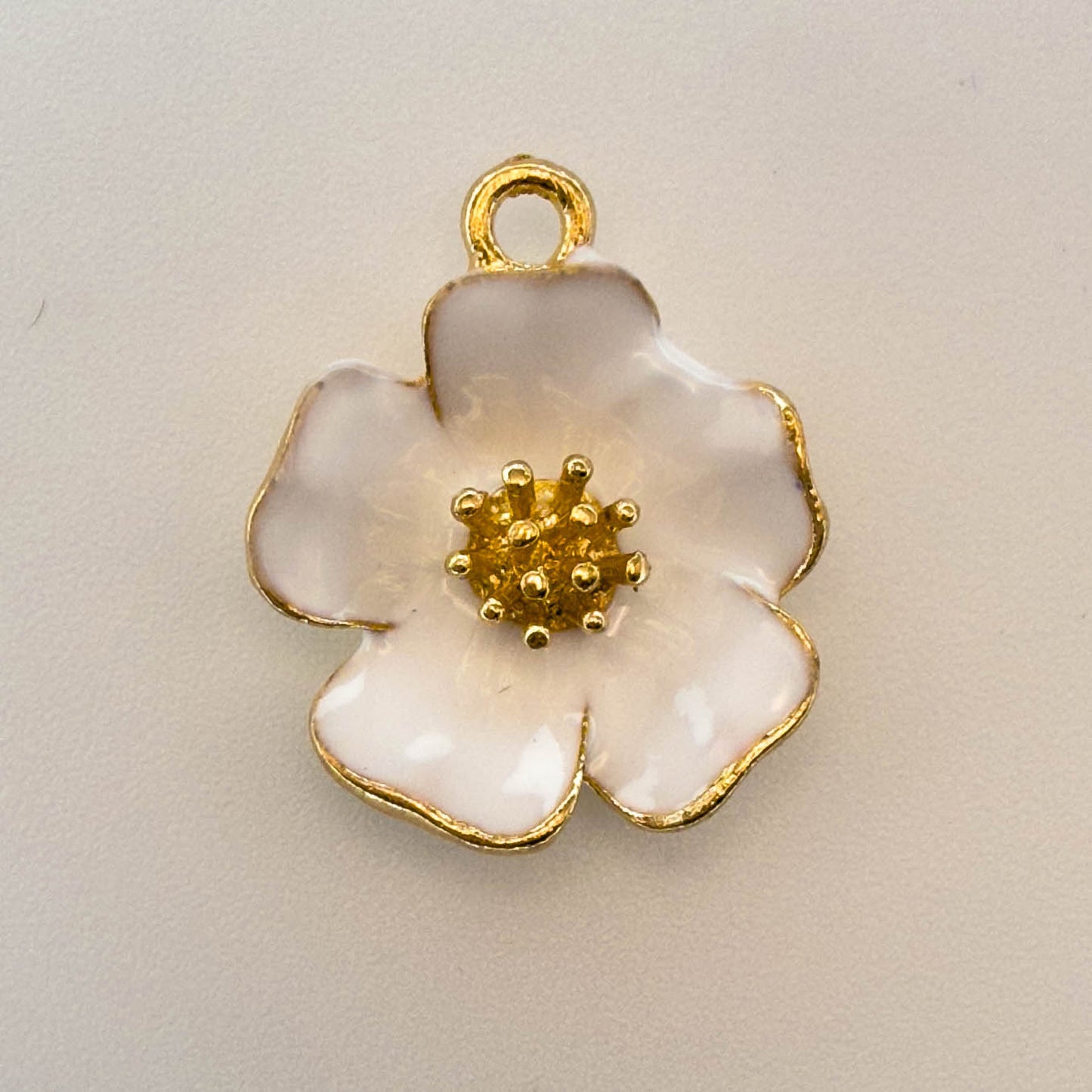 LYVANLIKorean version of DIY jewelry accessories, dripping alloy accessories, small pendants, bracelets, pendants, accessories, hibiscus flowers.