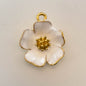 LYVANLIKorean version of DIY jewelry accessories, dripping alloy accessories, small pendants, bracelets, pendants, accessories, hibiscus flowers.