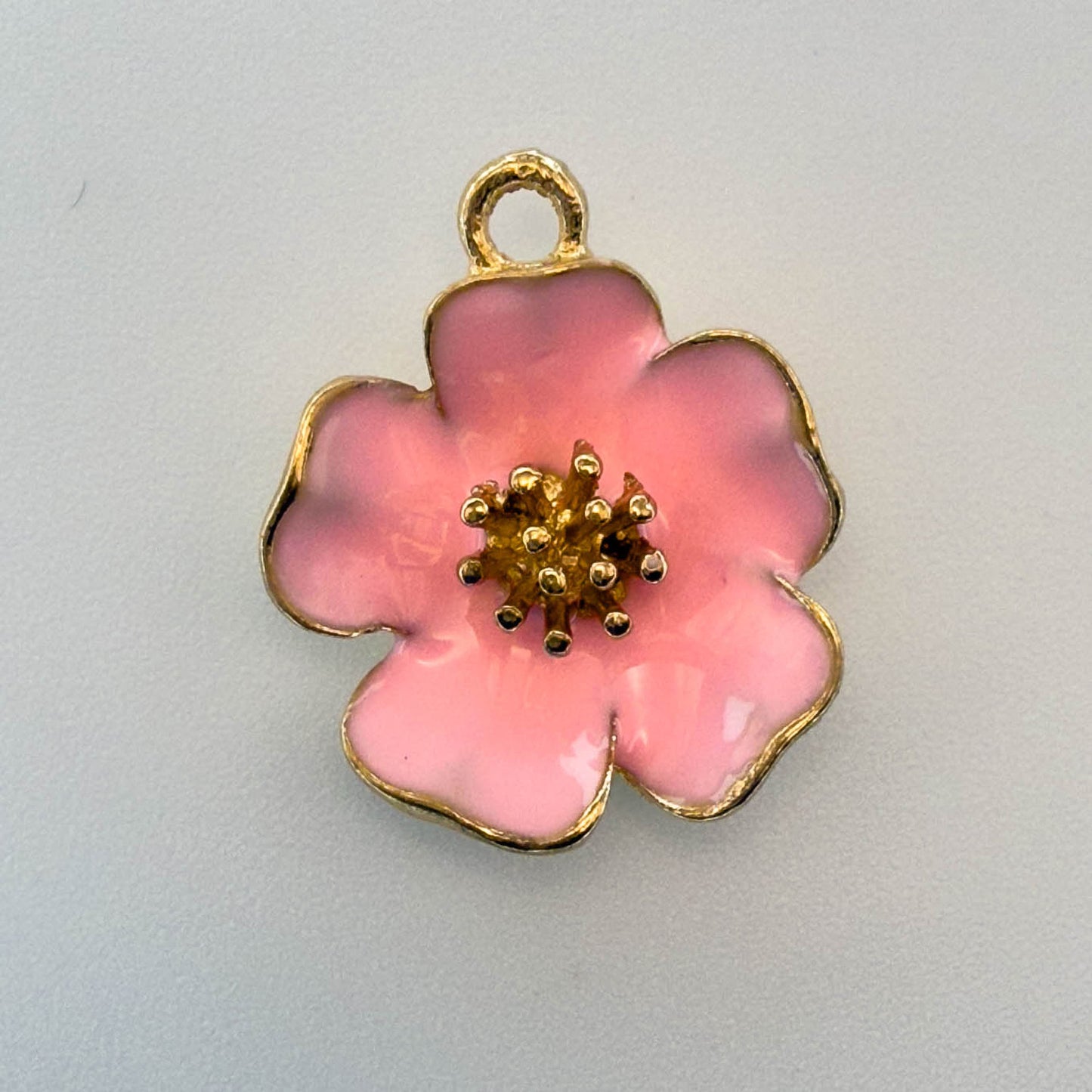 Korean version of DIY jewelry accessories, dripping alloy accessories, small pendants, bracelets, pendants, accessories, hibiscus flowers.