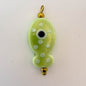 LYVANLIHand-painted ceramic fish pendants with colorful polka dots are ideal for DIY necklaces, earrings, and jewelry accessories.