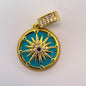 LYVANLI18K Gold Plated Copper Pendant with Zirconia – Original Eight‑Pointed Star Necklace Charm for Women, Unique Jewelry Accessory