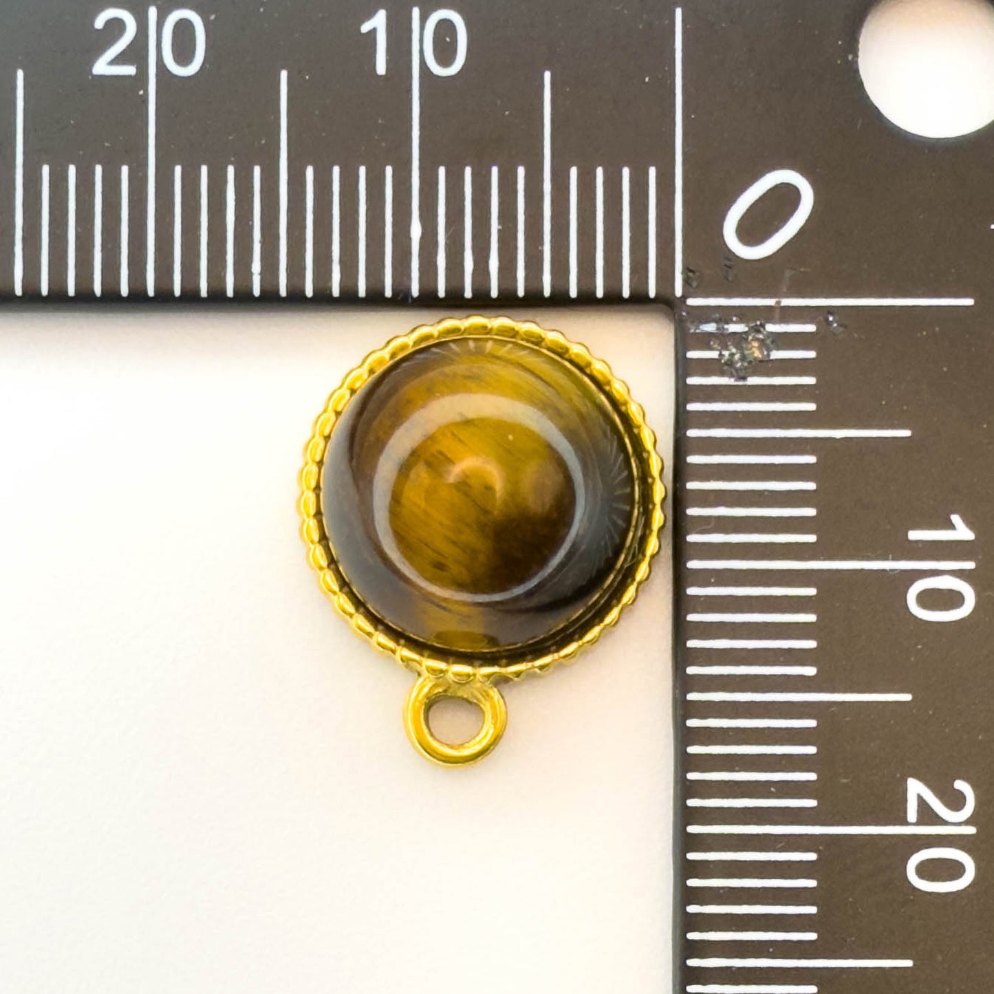 LYVANLI18K Gold Color Stainless Steel Charms Evil Eye Water Drop Sun Cross Natural Stone Tiger Eye Pendant for Jewelry Making